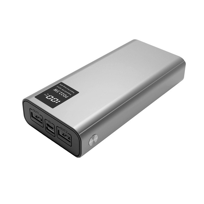 Bal-z  B-20 QC 3.0 Hızlı Şarj Özellikli 22.5W Led Göstergeli Taşınabilir Powerbank 20000 mAh