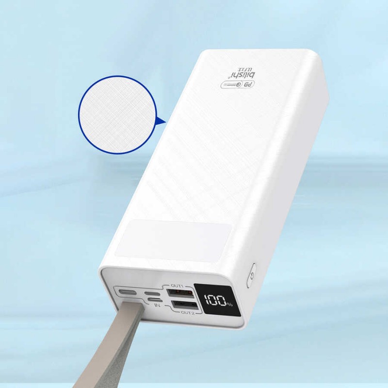 Bal-z  B-30 Askılı Led Göstergeli Taşınabilir Powerbank 30000 mAh