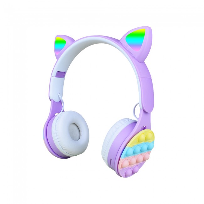 Zore B30 RGB Led Işıklı Kedi Kulağı Band Tasarımı Ayarlanabilir Katlanabilir Kulak Üstü Bluetooth Kulaklık Zore B30 RGB Led Işıklı Kedi Kulağı Band Tasarımı Ayarlanabilir Katlanabilir Kulak Üstü Bluetooth Kulaklık