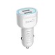 Zore CC-01 Hızlı Şarj Özellikli LED Işıklı Dual USB Araç Şarj Başlığı 18W Zore CC-01 Hızlı Şarj Özellikli LED Işıklı Dual USB Araç Şarj Başlığı 18W