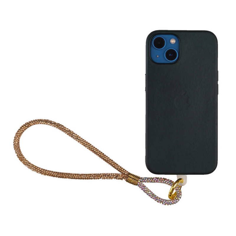 Bal-z  Cep Telefonu Full Taşlı Halat İp 40 cm