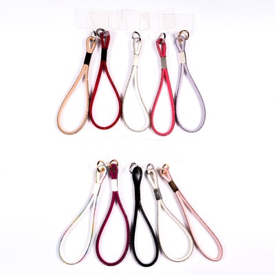 Bal-z  Cep Telefonu Yarım Taşlı Halat İp Cep Telefonu El Askısı 40cm