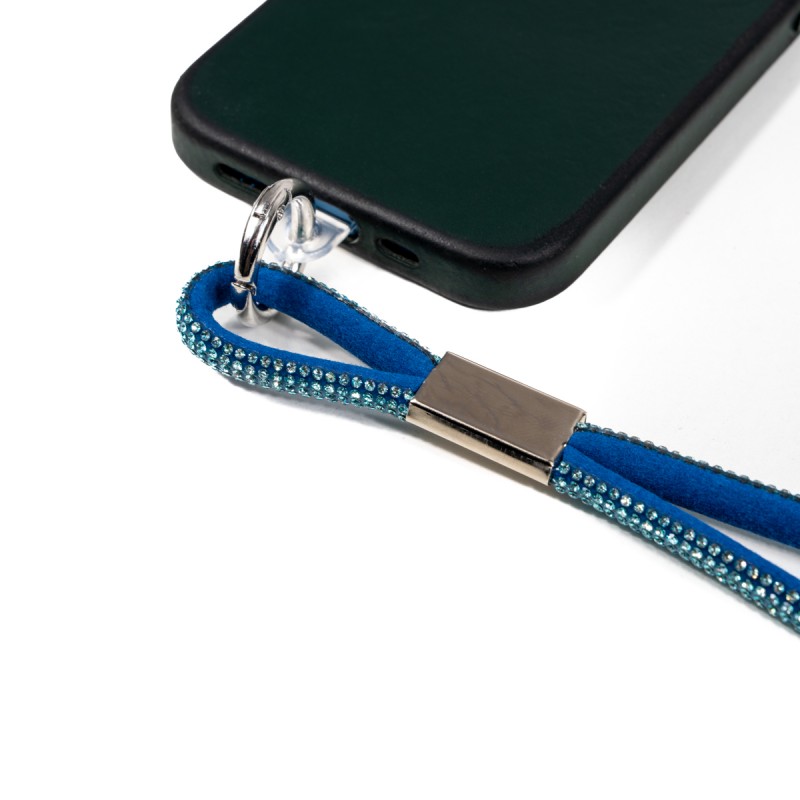 Bal-z  Cep Telefonu Yarım Taşlı Halat İp Cep Telefonu El Askısı 95cm