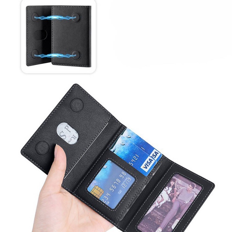 Bal-z  CRD-04 Suni Deri Görünümlü 5 Hazneli Magnetik Kartlık