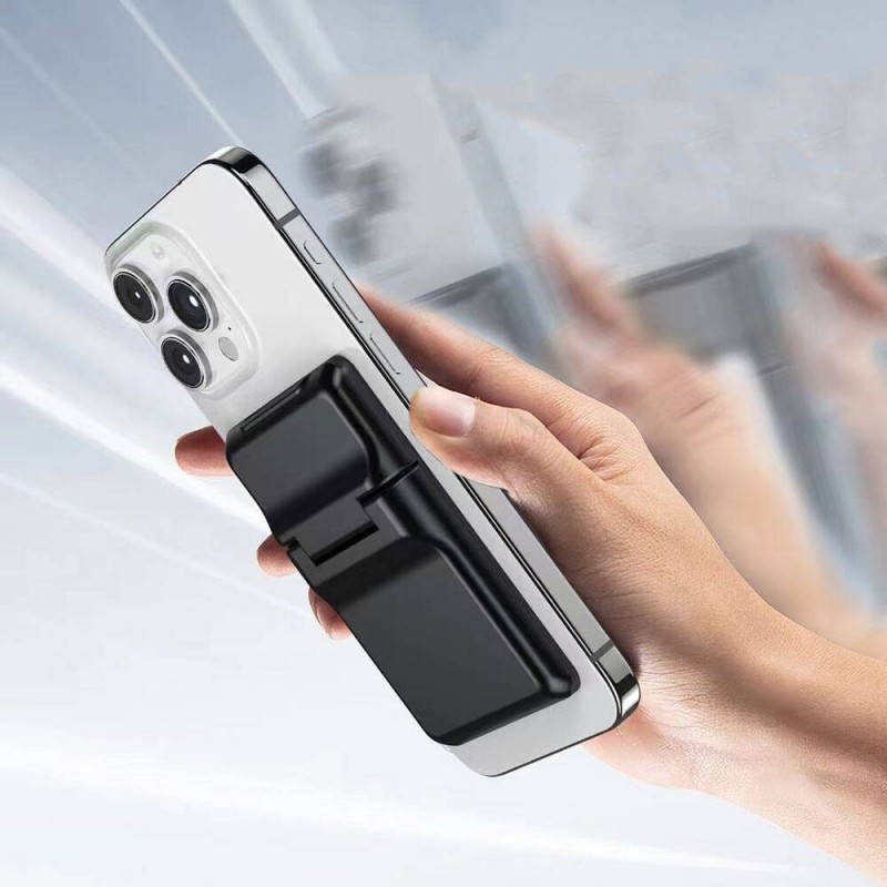 Bal-z  CRD-05 Sade Tasarımlı 2 Hazneli PU Magnetik Standlı Kartlık