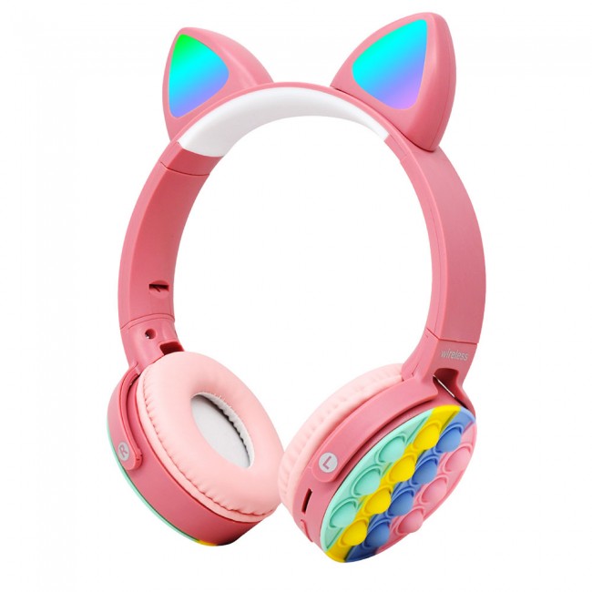 Zore CXT-950 RGB Led Işıklı Kedi Kulağı Band Tasarımı Ayarlanabilir Katlanabilir Kulak Üstü Bluetooth Kulaklık Zore CXT-950 RGB Led Işıklı Kedi Kulağı Band Tasarımı Ayarlanabilir Katlanabilir Kulak Üstü Bluetooth Kulaklık