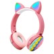 Zore CXT-950 RGB Led Işıklı Kedi Kulağı Band Tasarımı Ayarlanabilir Katlanabilir Kulak Üstü Bluetooth Kulaklık Zore CXT-950 RGB Led Işıklı Kedi Kulağı Band Tasarımı Ayarlanabilir Katlanabilir Kulak Üstü Bluetooth Kulaklık