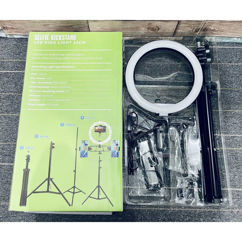 Bal-z  DC-36 Işıklı Tripod Telefon Tutucu Ring Light