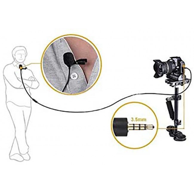 Zore DC-C1 Canlı Yayın Yaka Mikrofon Zore DC-C1 Canlı Yayın Yaka Mikrofon