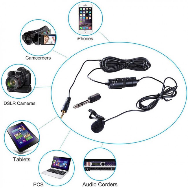 Zore DC-C1 Canlı Yayın Yaka Mikrofon Zore DC-C1 Canlı Yayın Yaka Mikrofon