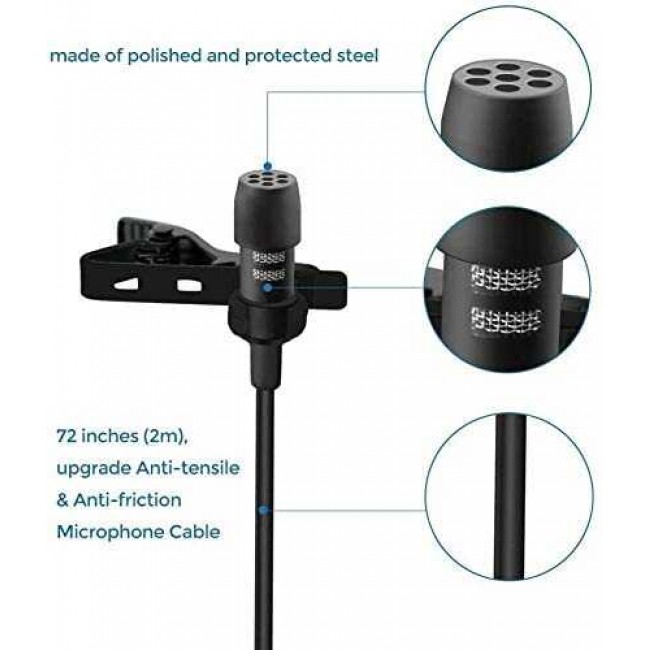 Zore DC-C5 Canlı Yayın Yaka Mikrofon Zore DC-C5 Canlı Yayın Yaka Mikrofon