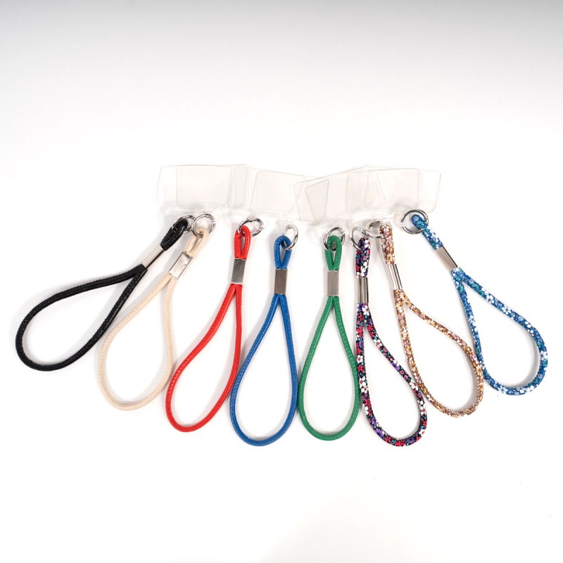 Bal-z  Dikiş Desenli İp Cep Telefonu El Askısı İpi 45cm