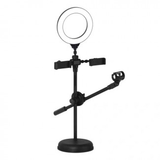 Zore Dual Big Light Işıklı Telefon Tutucu 16 cm Ring Light Zore Dual Big Light Işıklı Telefon Tutucu 16 cm Ring Light