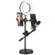 Zore Dual Small Light Işıklı Telefon Tutucu 9cm Ring Light Zore Dual Small Light Işıklı Telefon Tutucu 9cm Ring Light