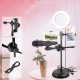 Zore Dual Small Light Işıklı Telefon Tutucu 9cm Ring Light Zore Dual Small Light Işıklı Telefon Tutucu 9cm Ring Light
