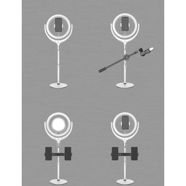 Zore F-537 30 Cm Işıklı Telefon Tutucu Ring Light Zore F-537 30 Cm Işıklı Telefon Tutucu Ring Light