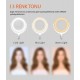 Zore F-539A Işıklı Telefon Tutucu Ring Light Zore F-539A Işıklı Telefon Tutucu Ring Light