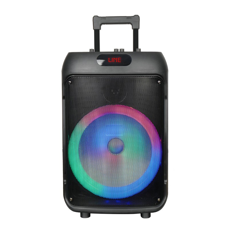 Bal-z  GD-1203 Dijital LED Göstergeli FM Radyolu Mikrofonlu RGB TWS 12 inç Stereo Bass Kablosuz Karaoke Hoparlör