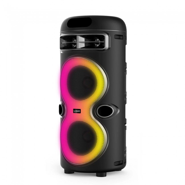 Zore GD-2402 Dijital LED Göstergeli FM Radyolu Mikrofonlu RGB TWS Çift 4 inç Stereo Bass Kablosuz Karaoke Hoparlör Zore GD-2402 Dijital LED Göstergeli FM Radyolu Mikrofonlu RGB TWS Çift 4 inç Stereo Bass Kablosuz Karaoke Hoparlör