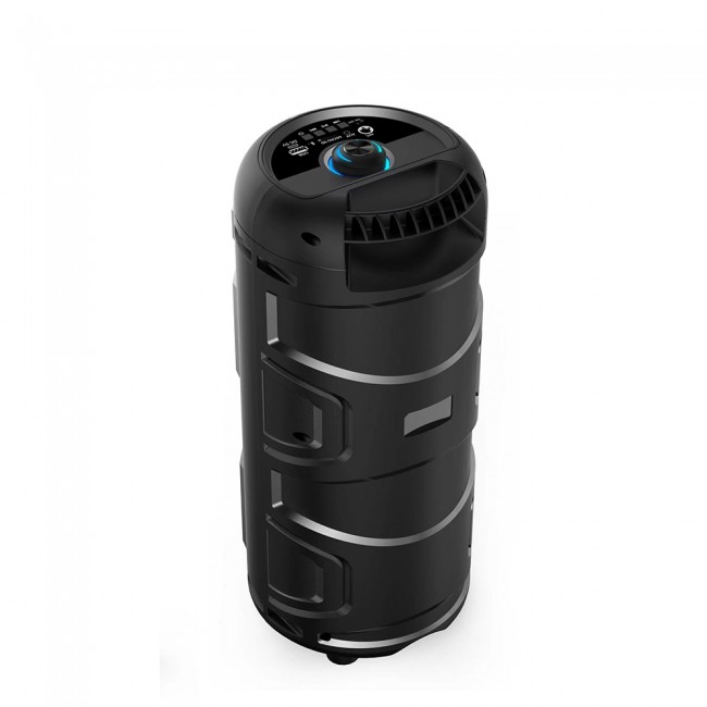Zore GD-2402 Dijital LED Göstergeli FM Radyolu Mikrofonlu RGB TWS Çift 4 inç Stereo Bass Kablosuz Karaoke Hoparlör Zore GD-2402 Dijital LED Göstergeli FM Radyolu Mikrofonlu RGB TWS Çift 4 inç Stereo Bass Kablosuz Karaoke Hoparlör
