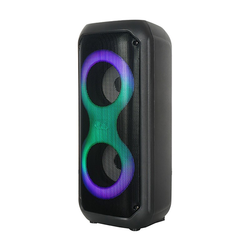 Bal-z Zore GD-2413 FM Radyolu RGB TWS Çift 4 inç Stereo Bass Kablosuz Hoparlör
