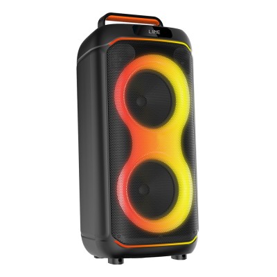 Bal-z  GD-2608 Dijital LED Göstergeli FM Radyolu Mikrofonlu RGB TWS Çift 6.5 inç Stereo Bass Kablosuz Karaoke Hoparlör