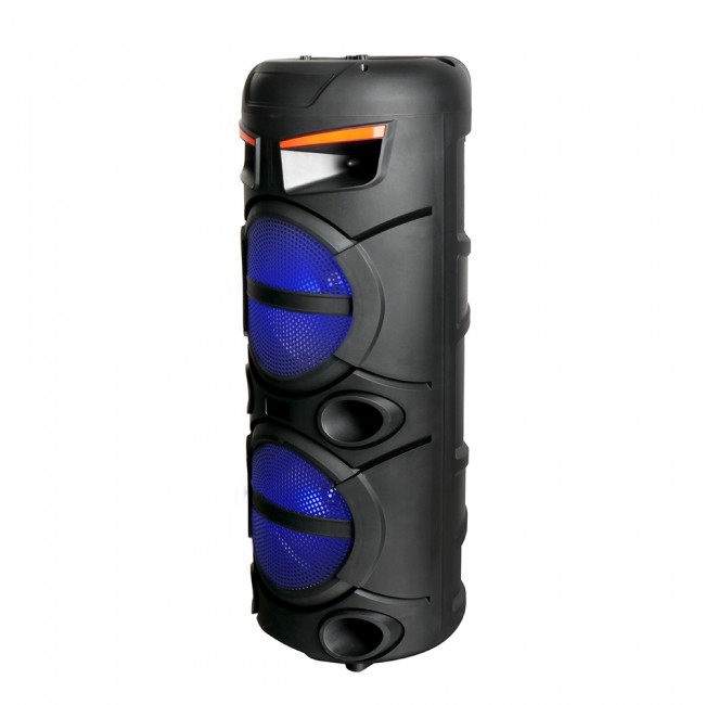 Zore GD-2809 Dijital LED Göstergeli FM Radyolu Mikrofonlu RGB TWS Çift 8 inç Stereo Bass Kablosuz Karaoke Hoparlör Zore GD-2809 Dijital LED Göstergeli FM Radyolu Mikrofonlu RGB TWS Çift 8 inç Stereo Bass Kablosuz Karaoke Hoparlör