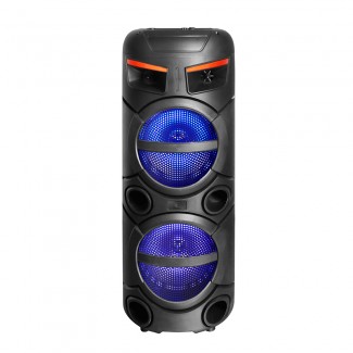 Zore GD-2809 Dijital LED Göstergeli FM Radyolu Mikrofonlu RGB TWS Çift 8 inç Stereo Bass Kablosuz Karaoke Hoparlör Zore GD-2809 Dijital LED Göstergeli FM Radyolu Mikrofonlu RGB TWS Çift 8 inç Stereo Bass Kablosuz Karaoke Hoparlör