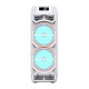 Zore GD-2828 Dijital LED Göstergeli Mikrofonlu RGB TWS Çift 8 inç Stereo Bass Kablosuz Karaoke Hoparlör