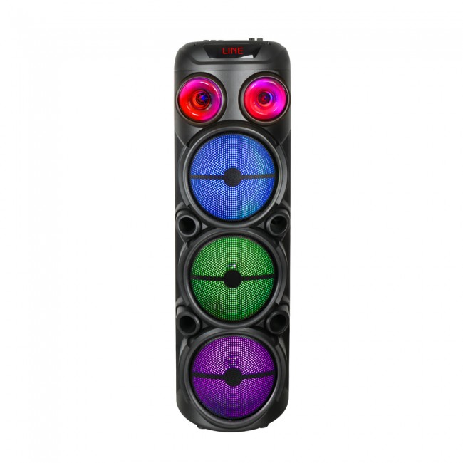 Zore GD-2887 Dijital LED Göstergeli Mikrofonlu RGB TWS 8 inç Stereo Bass Kablosuz Karaoke Hoparlör