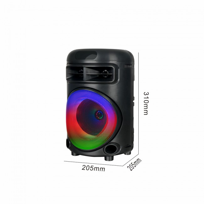 Zore GD-692 FM Radyolu Mikrofonlu RGB TWS 6.5 inç Stereo Bass Kablosuz Karaoke Hoparlör Zore GD-692 FM Radyolu Mikrofonlu RGB TWS 6.5 inç Stereo Bass Kablosuz Karaoke Hoparlör
