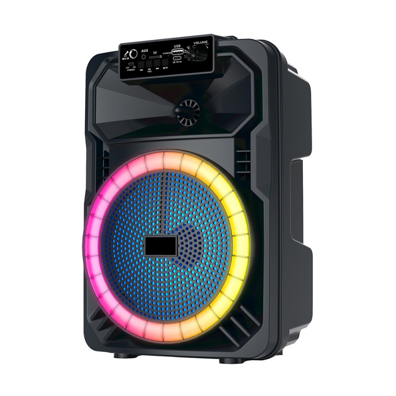 Bal-z Zore GD-893 Mikrofonlu RGB TWS 8 inç Stereo Bass Kablosuz Karaoke Hoparlör