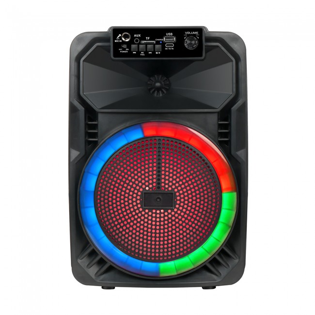 Zore GD-893 Mikrofonlu RGB TWS 8 inç Stereo Bass Kablosuz Karaoke Hoparlör Zore GD-893 Mikrofonlu RGB TWS 8 inç Stereo Bass Kablosuz Karaoke Hoparlör