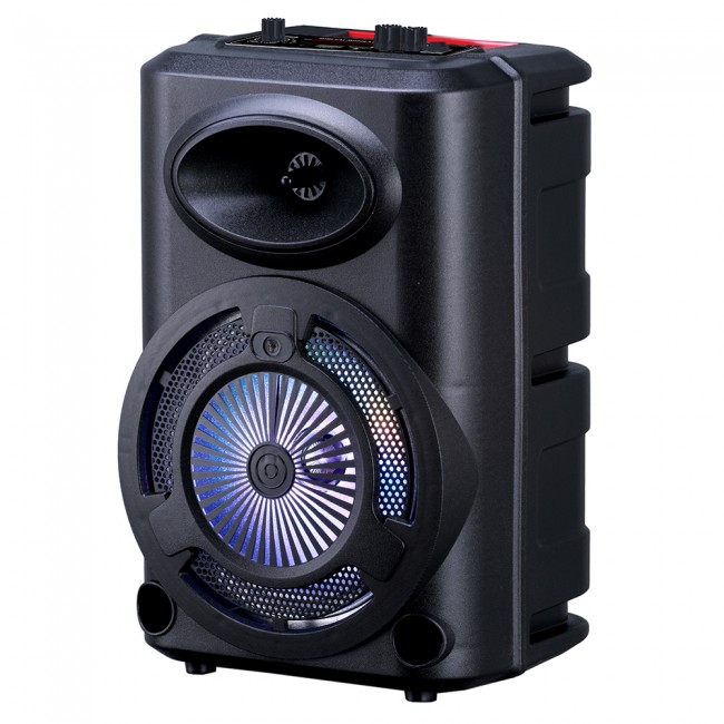 Zore GD-903 Dijital LED Göstergeli FM Radyolu Mikrofonlu RGB TWS 8 inç Stereo Bass Kablosuz Karaoke Hoparlör Zore GD-903 Dijital LED Göstergeli FM Radyolu Mikrofonlu RGB TWS 8 inç Stereo Bass Kablosuz Karaoke Hoparlör