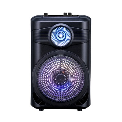 Bal-z Zore GD-904 Dijital LED Göstergeli FM Radyolu Mikrofonlu RGB TWS 8 inç Stereo Bass Kablosuz Karaoke Hoparlör