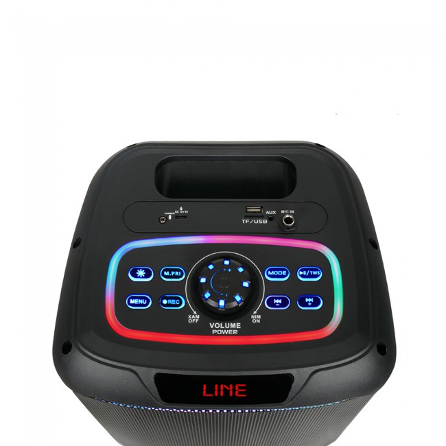 Zore GD-907 Dijital LED Göstergeli FM Radyolu Mikrofonlu RGB TWS 8 inç Stereo Bass Kablosuz Karaoke Hoparlör Zore GD-907 Dijital LED Göstergeli FM Radyolu Mikrofonlu RGB TWS 8 inç Stereo Bass Kablosuz Karaoke Hoparlör