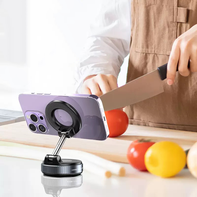 Bal-z  K007 Pro 360 Derece Dönebilen Vakum Özellikli Magnetik Telefon Tutucu