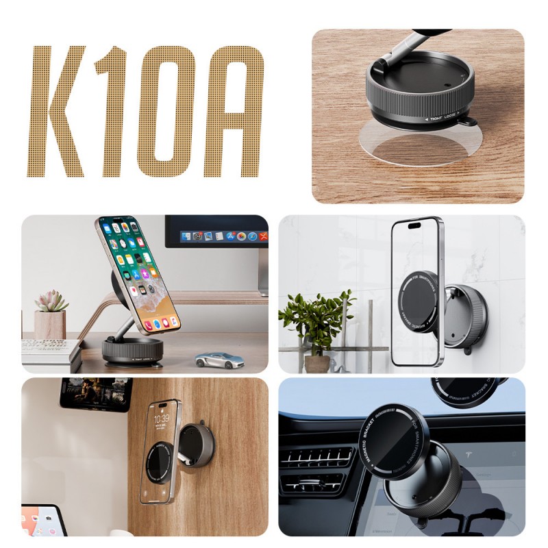 Bal-z  K10A Vakum Özellikli Magnetik Telefon Tutucu