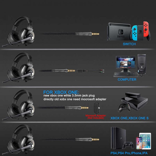 Zore Onikuma K6 RGB Oyuncu Kulaklığı 3.5mm Zore Onikuma K6 RGB Oyuncu Kulaklığı 3.5mm