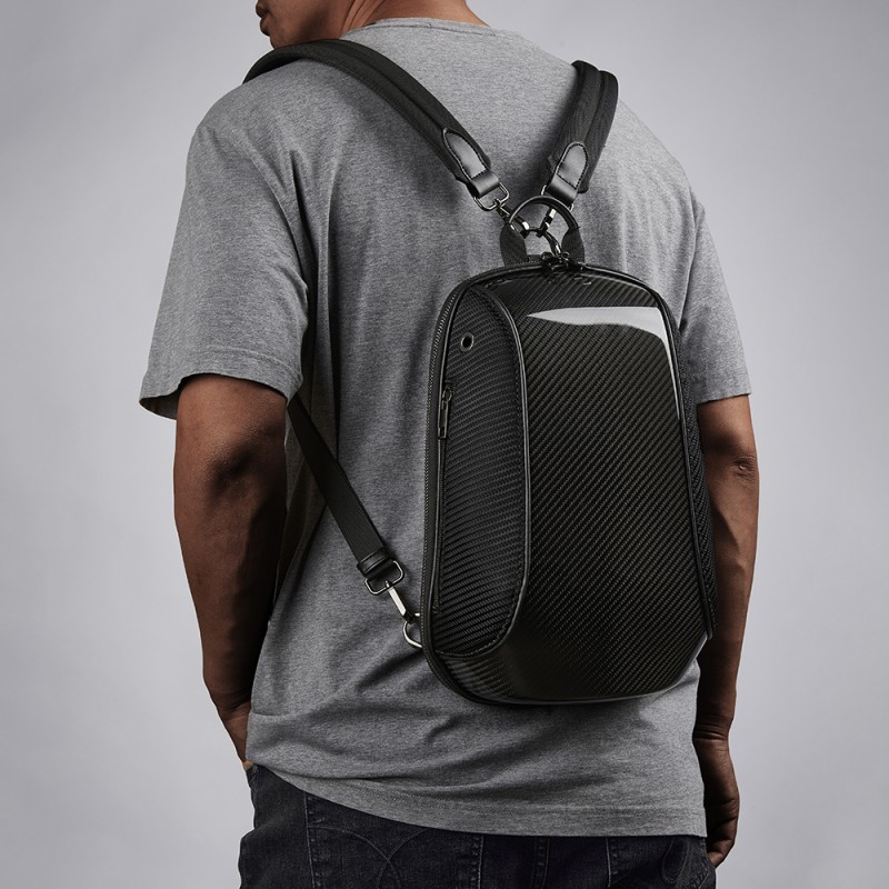 Bal-z Zore Karbon Fiber Detaylı 5 Bölmeli Çengel Kancalı Spor Sırt Çantası