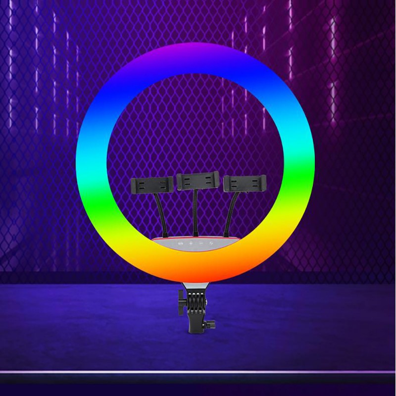 Bal-z  LJJ22 RGB Light 56cm Işıklı Telefon Tutucu Ring Light