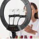 Zore LJJ22 RGB Light 56cm Işıklı Telefon Tutucu Ring Light