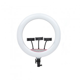 Zore LJJ22 RGB Light 56cm Işıklı Telefon Tutucu Ring Light Zore LJJ22 RGB Light 56cm Işıklı Telefon Tutucu Ring Light