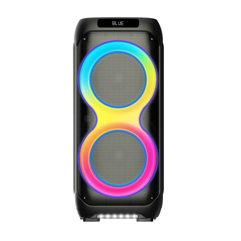 Bal-z Zore LT-2131 Dijital LED Göstergeli Mikrofonlu RGB TWS Çift 8 inç Stereo Bass Kablosuz Karaoke Hoparlör