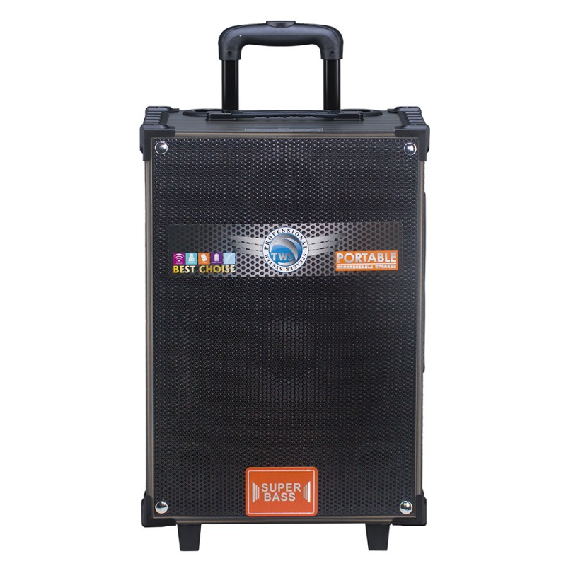 Bal-z Zore LT-910 Dijital LED Göstergeli FM Radyolu Mikrofonlu Gitar Girişli TWS 10 inç Stereo Bass Kablosuz Karaoke Hoparlör