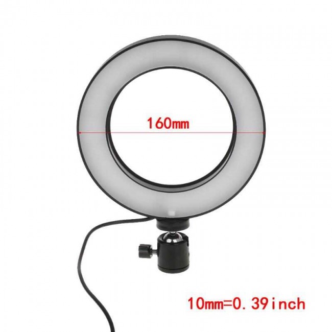 Zore M-16 Işıklı Telefon Tutucu Ring Light Zore M-16 Işıklı Telefon Tutucu Ring Light