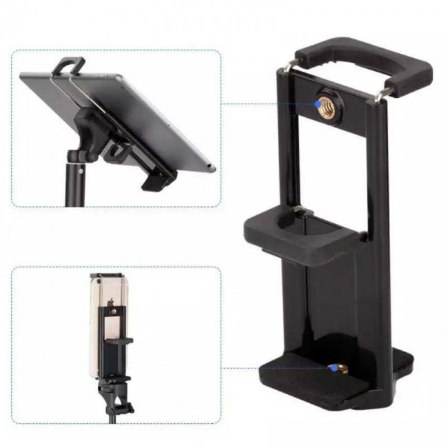 Zore M-05 Tripod Başlığı Telefon Tablet Tutucu Zore M-05 Tripod Başlığı Telefon Tablet Tutucu