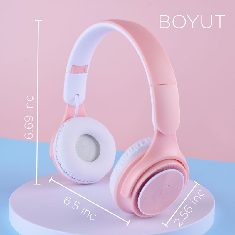 Bal-z  M6 Pro Ayarlanabilir ve Katlanabilir Kulak Üstü Bluetooth Kulaklık