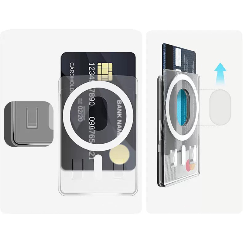 Bal-z Zore Magnetik Cardsafe Transparan Kartlık