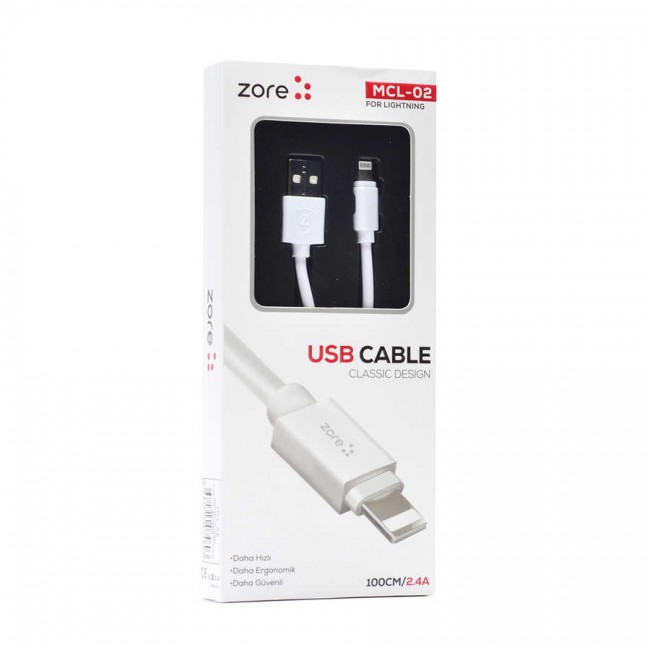 Zore MCL-02 Lightning Usb Kablo Zore MCL-02 Lightning Usb Kablo